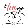 thumbnail image 3 of Villa, Mlli 20x20 Black Modern Framed Museum Art Print Titled - I Love Me, 3 of 5