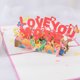 thumbnail image 3 of Tarjeta emergente 3D de aniversario de San Valentín, tarjetas de felicitación con corazón de rosa y sobres, tarjeta de regalo festiva para novia, novio, marido, esposa, 3 of 5