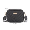thumbnail image 6 of Visland Shoulder Bag Large Capacity Zipper Closure Trendy Minimalistic Storing Cosmetics Faux Leather Square Shape Cross-body Bag Women Accessories, 6 of 8