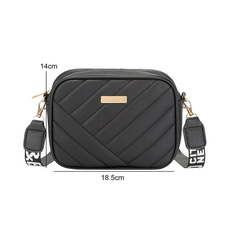 Hesroicy Women's Square Shape Faux Leather Cross-body Bag Hesroicy Women's Square Shape Faux Leather Cross-body Bag