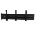 thumbnail image 4 of LABSERRON 1Pack Bathroom Row Hook Wall-mounted Storage Organizer Hooks 11.8x1.4in Black, 4 of 8
