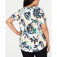 thumbnail image 3 of Jm Collection T-Shirt Imprimé Grande Taille, 3 of 3