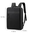 thumbnail image 3 of Bamboohart Business Backpack Waterproof Bag For Travel Flight Fits 15.6 Inch Laptop With USB Charging Port, 3 of 7