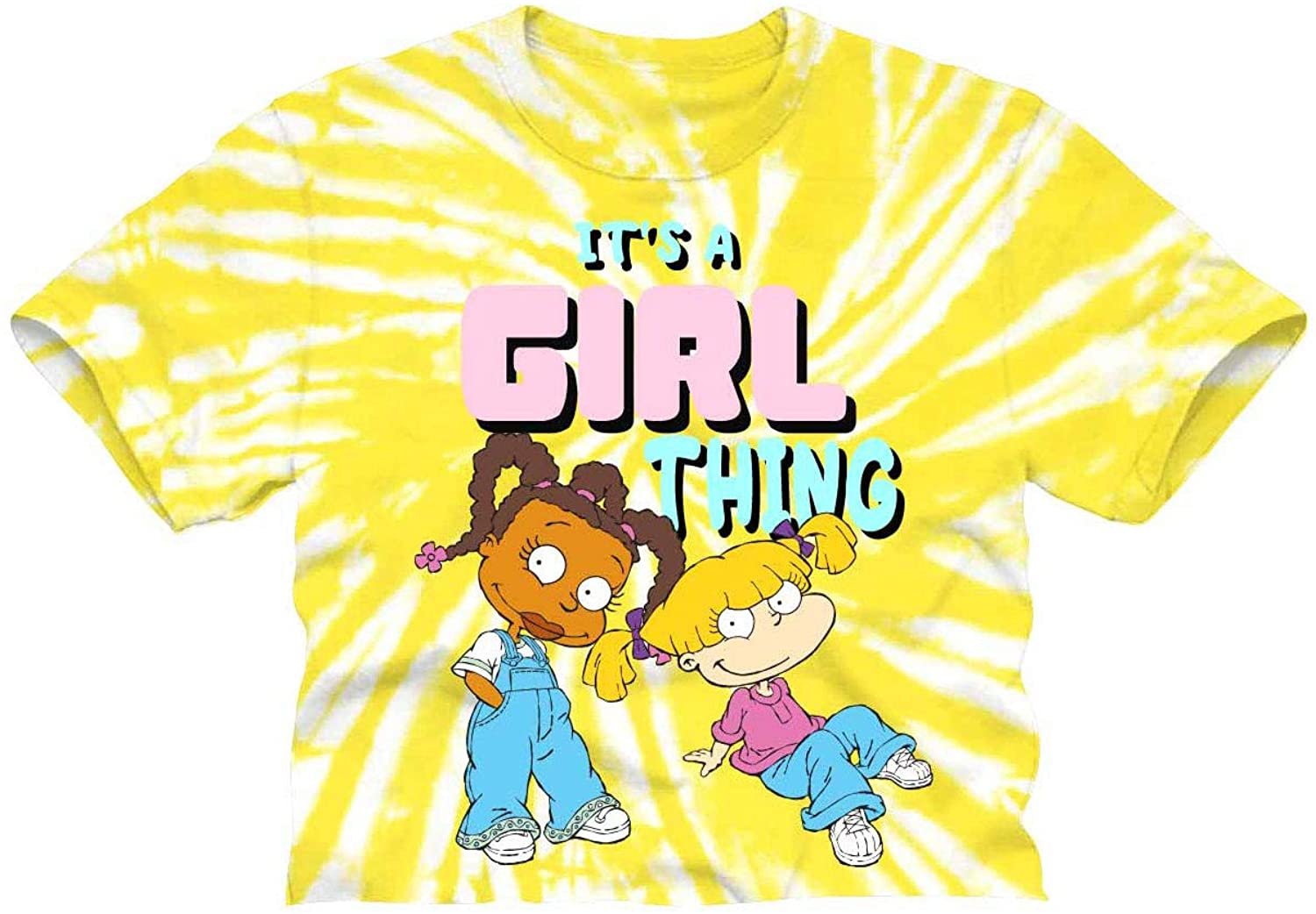Short Sleeve Tie Dye Tee Yellow Tie Dye 
