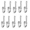 thumbnail image 6 of SDFGTstore Pack Of 100 Durability Curtain Hooks Metal Drapery Hooks Curtain Header for Living Room Bedroom Decors Easy Installation, 6 of 9