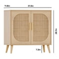 thumbnail image 5 of CQSXDA Versatile Storage Solution Adjustable Shelves Sturdy Chipboard Construction Sideboard Buffet Cabinet for Living Room, 5 of 7