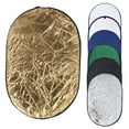 thumbnail image 2 of Oval Reflector, Portable Photography Lighting Reflector  For Indoor And Outdoor Photography, 2 of 8