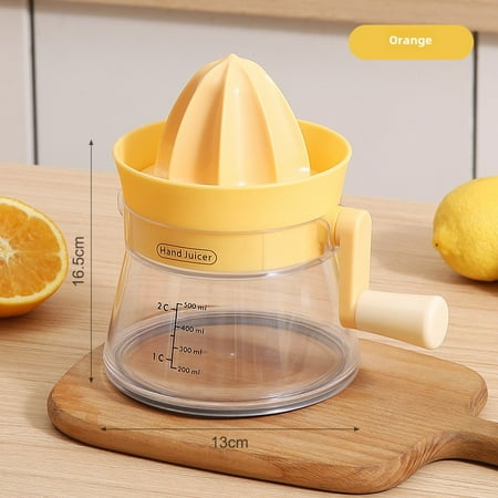 

Household manual juicer-orange juice press lemon juicer fruit juicer yellow