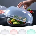 thumbnail image 2 of Microwave Splatter Cover, Transparent Cover, Microwave Plate Cover Lid with Handle and Adjustable Steam Vents Holes Keeps Microwave Oven Clean (1Pack,Medium-Sized Transparent), 2 of 6