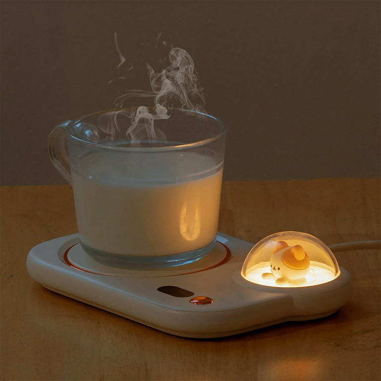 220V Cup Heater Coffee Mug Warmer, Smart Thermostatic Heating Pad
