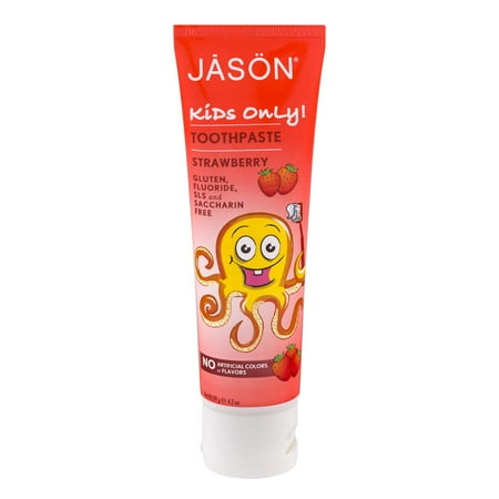 Jason Kids Only! Toothpaste Strawberry, 4.2 OZ
