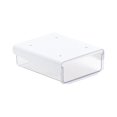 thumbnail image 1 of Caja de almacenamiento para cajón debajo del escritorio, portalápices oculto transparente, bandeja, soporte colgante, organizador de papelería adhesivo, 1 of 5