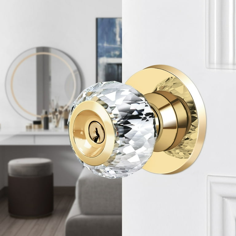 Crystal (Clear) Door Knob (Dummy orders Knob) - DK-CYDC-65 from RCH Hardware