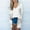 White, variant on Babysbule Fall Jackets for Women OutfitWomen's Printing Long Sleeve Casual Tops Blouse With Pocket Cardigan Outwear Women's Tops Blouse