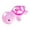 Hot Pink, variant on Desktop Ornament - Plastic Decorative Ornaments - Mini Turtle Miniature Ducks Toys Sea Turtle Bonsai Turtle Mini Tortoise Turtle Decoration Turtle Statue Miniature Turtle Figurine Liners Miniatures T