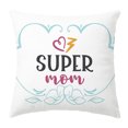 thumbnail image 2 of YAOMOBB Pillow Cover Happy Mother's Day Pillowcase Soft Letters Design Zipper Closure Festival Gift, 2 of 6
