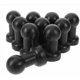 thumbnail image 2 of 10 unidades de gorros de trampolín, tapones para las piernas de trampolín, tapones para tubos de trampolín, almohadillas de espuma gruesas, plástico negro, 2 of 8