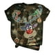 thumbnail image 1 of Camisas de Navidad Para Mujer Tallas Grandes Manga Corta 3D Impreso O-Cuello Tops Camiseta Blusa Odeerbi ODB205401, 1 of 3