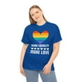 thumbnail image 2 of LGBT More Equality More Love LGBTQ Gay Lesbian Bisexual Plus Size Clothing for Women, 2 of 8
