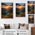 thumbnail image 4 of Designart "Sunset Over Dominican Mountains II" Landscape & Nature Floater Framed Canvas Print, 4 of 7