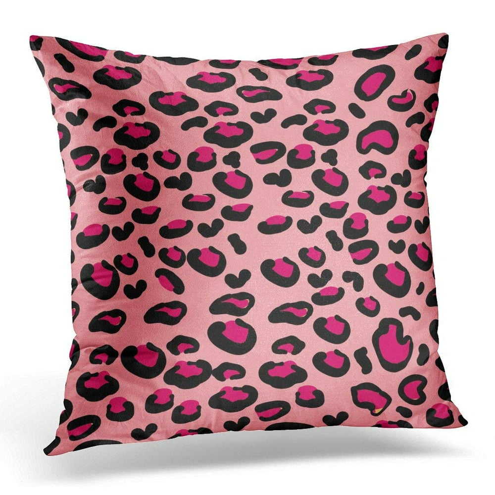 USART Abstract of Pink Leopard Skin Animal Pillow Case Pillow Cover 20x20 inch