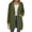 A01_Army Green, variant on Womens Jacquard Varsity Jackets Open Front Full-Zip Jackets Polar Soft Fleece Cardigan Relaxed Fit Blazer Comfy Fall Wind Resistant Windbreaker Sweater Jacket