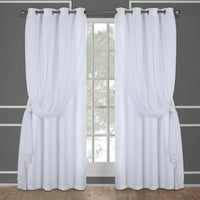White Blackout Curtains Walmart Com