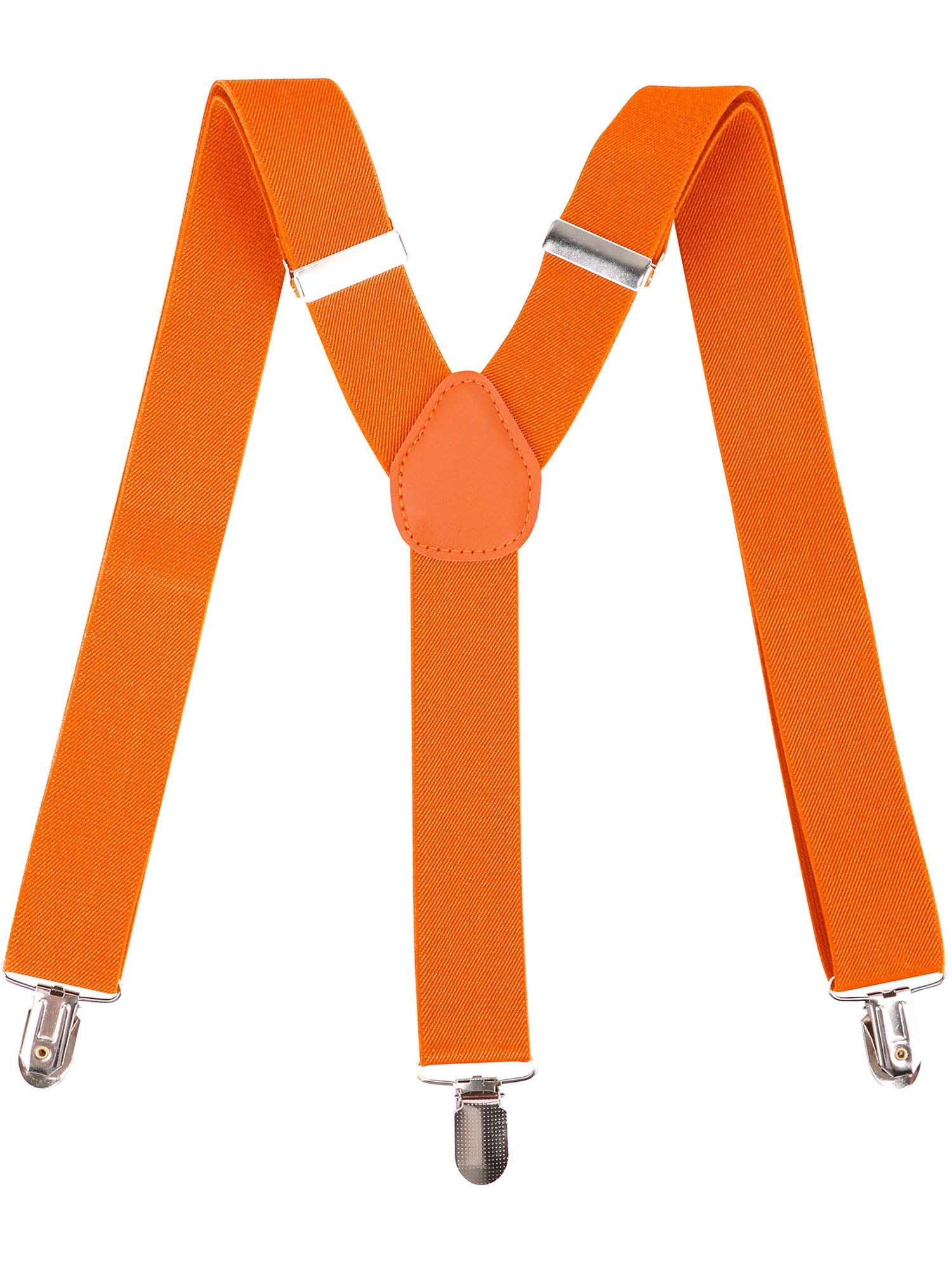 Mens Suspenders 1.4/'/' Wide Adjustable Elastic Y Shape Trouser Braces Wine Red