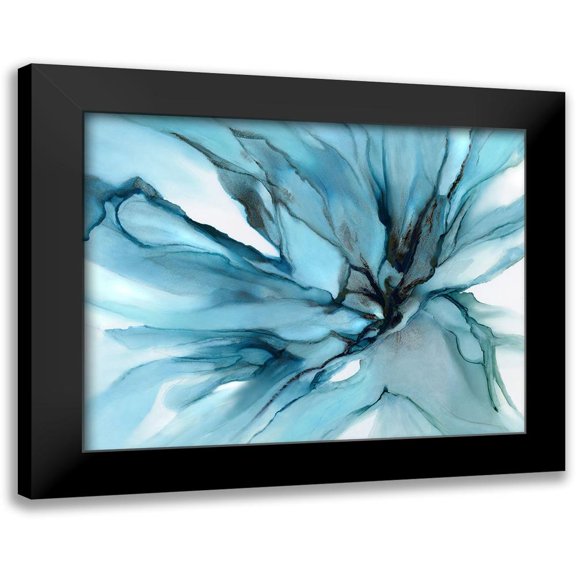 Kroker, Wendy 14x12 Black Modern Framed Museum Art Print Titled - Charisma Blue