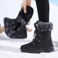 thumbnail image 3 of Dumajo Women's Snow Boots Waterproof Slip Resistant Anti-Slip Cold Weather Winter Shoes, 3 of 10