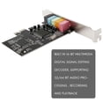 thumbnail image 4 of PCIe Sound Card 5.1, PCI Express Surround 3D Audio Card for PC with High Direct Sound Performance &, 4 of 5