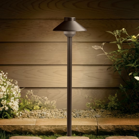 Kichler Stepped Dome 22 1/2"H Textured Bronze LED Low Voltage Path Light
