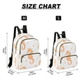 thumbnail image 2 of FORMRS Mini Backpack Purse for Women Travel Daypack Casual Shoulder Bag, White Seahorse, 2 of 7