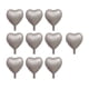 thumbnail image 1 of 10x 18 "globos de aluminio con forma de corazón de amor helio aire para fiesta boda cumpleaños Gris-plata Colcomx globos de papel de aluminio, 1 of 4