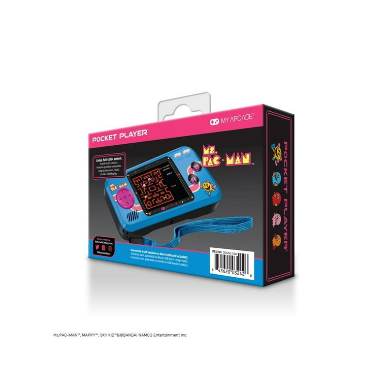 MY ARCADE POCKET PLAYER MS. PAC MAN PORTABLE GAMING SYSTEM