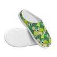 thumbnail image 3 of KLL Cartoon Koala Bear and Leaf Pattern Adult Unisex Cozy Slippers,Fuzzy Slip-on Slippers TPR Sole Slippers Comfort Plush Home Footwear for Indoor & Outdoor-37/38, 3 of 7