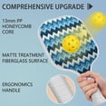 thumbnail image 4 of Pickleball Paddles Set Of 1, Fiberglass Surface, Colorful Lines Print, 1 Paddle, 2 Balls & Bag, 4 of 5