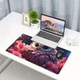 thumbnail image 5 of Bingfone Cute Flower Owl Large Gaming Mouse Pad,Extended Desk Mousepad with Stitched Edges,Non-Slip Base,Water Resist Keyboard Pad for Gamer, Office & Home, 29.5 x 16 in, 5 of 6