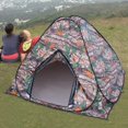thumbnail image 4 of Outdoors 3-4 Persons Camouflage Camping Hiking Easy Setup Instant Pop up Tent, 4 of 9