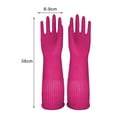 thumbnail image 3 of Full Hand Protection Gloves Waterproof Non-slip Dishwashing Gloves Heat-insulated Kitchen Cleaning Tool, 3 of 8