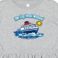 thumbnail image 4 of Inktastic It's My First Cruise Girls Toddler Dress, 4 of 5