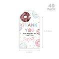 thumbnail image 5 of Koyal Wholesale Kids Party Favor Classic Thank You For Making My Party So Sweet Gift Tags with String, Donut Tags, 5 of 5