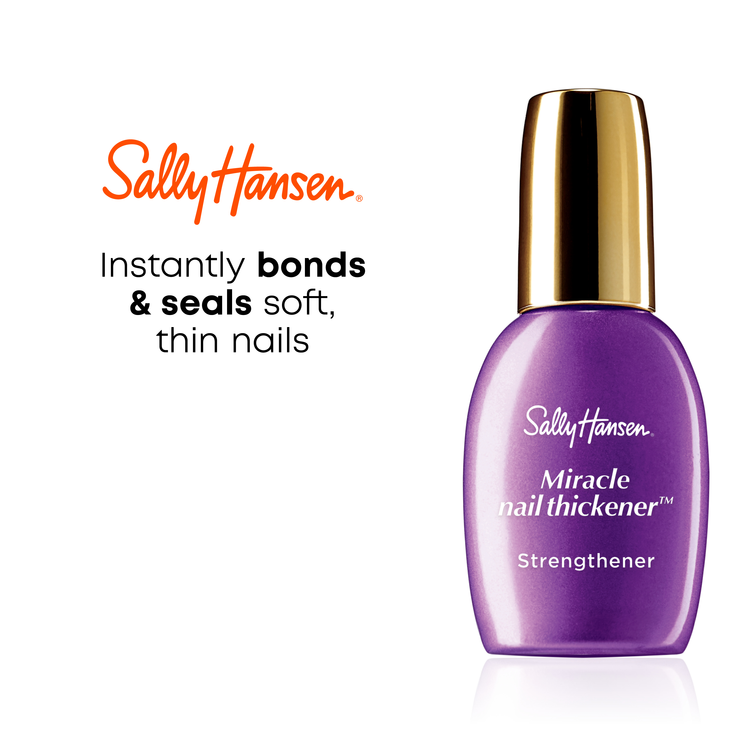 Sally Hansen Miracle Nail Thickener Fortifiant - Clear, 0.45 oz Treatment - image 3 of 5