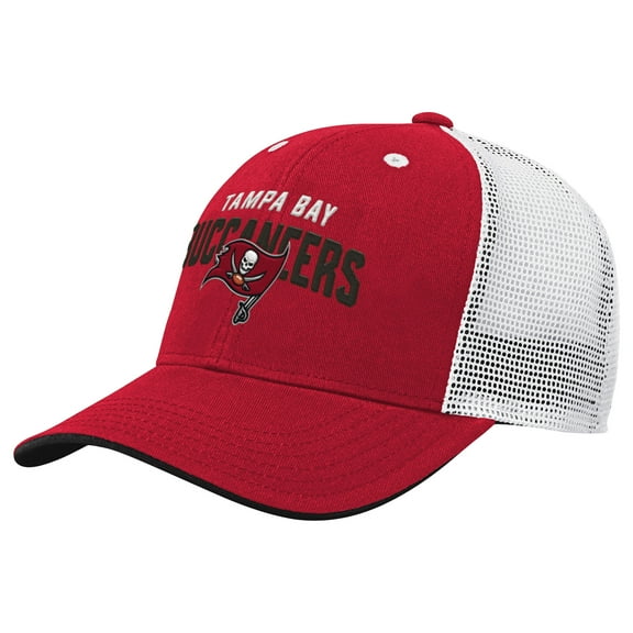 Preschool Outerstuff Red Tampa Bay Buccaneers Core Lockup Trucker Adjustable hat