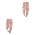 thumbnail image 1 of kurtrusly Pantalon d'Hiver Chaud et Rester à la Mode pour Femmes Conçu pour le Confort Rose M 2Set, 1 of 6