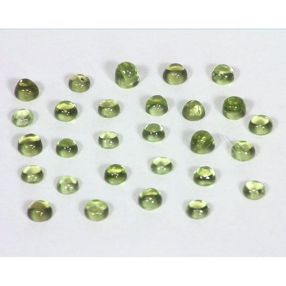 Peridot Natural Genuine Gemstone Rounds 4.54 CT GSG 365