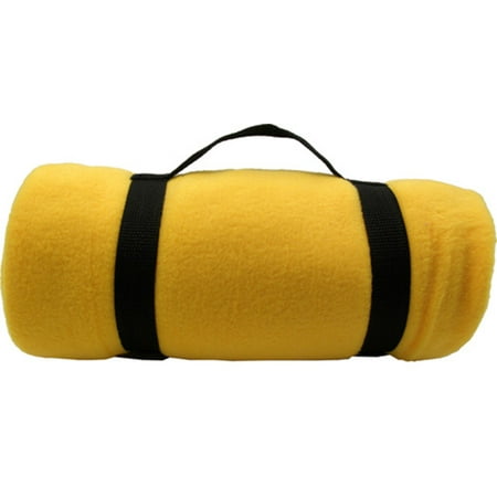 - Simplicity New 50 x 60 Polar Fleece Throw Blankets Gold