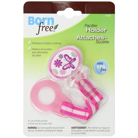 Born Free BPA-Free Pacifier Holder, Pink