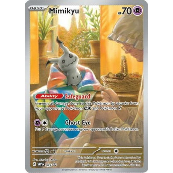 Pokemon Scarlet & Violet Paldean Fates Promo Full Art Shiny Mimikyu
