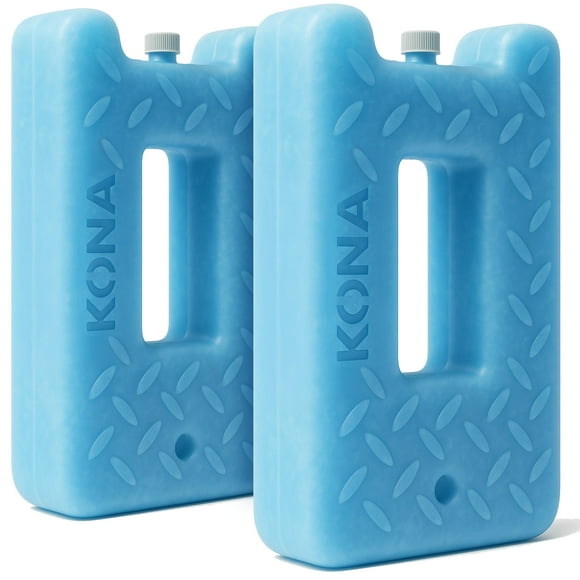 Paquetes de Hielo Kona Blue Ice 2kg para Neveras Duraderos (2)